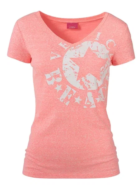 VENICE BEACH Tricou corai