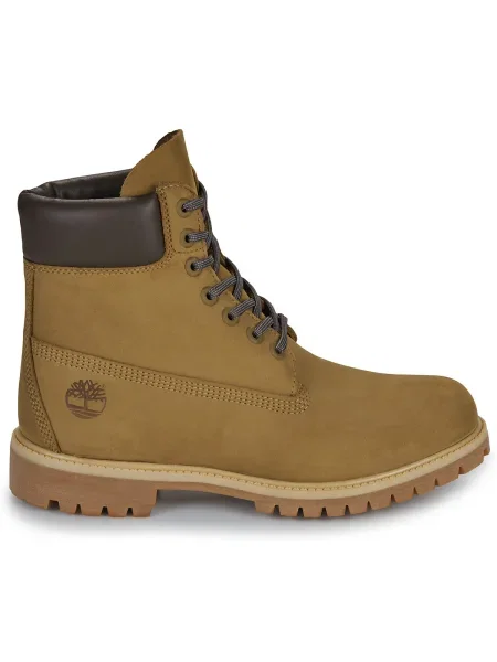 Pánske topánky Timberland Premium 6 Inch Lace Up Waterproof olive nubuck/dark brown zelená