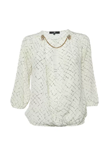 Bluză Elisabetta Franchi alb