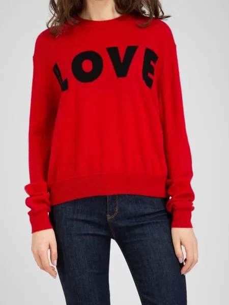 Свитер Love Moschino красный