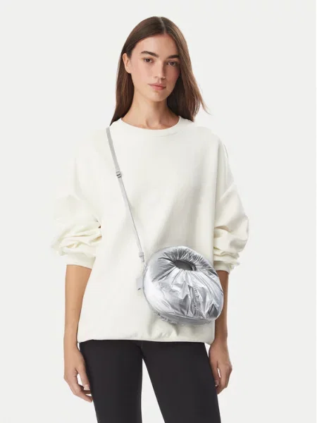 Torbica adidas Metal Small Bag Srebrna