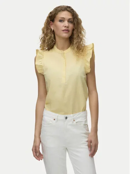 Vero Moda Palaidinė Selma Šviesiai Regular Fit geltona