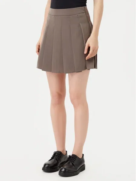 Pieces Fustă mini Julina kaki