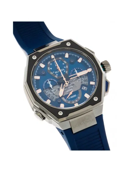 Zegarek Bulova z paskiem niebieski