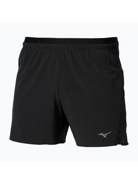 Pantaloni scurți de alergare pentru bărbați Mizuno Active Alpha black negru