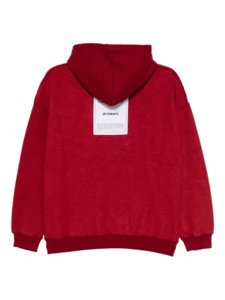 Hanorac cu glugă Vetements cu broderie
