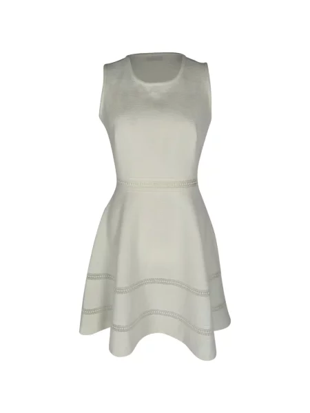 Rochie mini Sandro din dantelă alb
