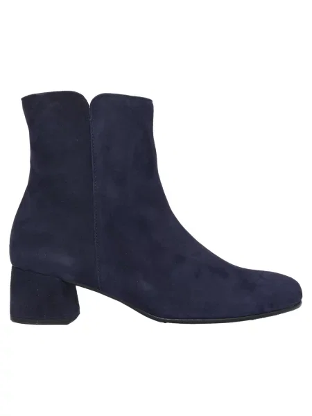 Buty do kostki Gabor zamszowe biznesowe niebieskie