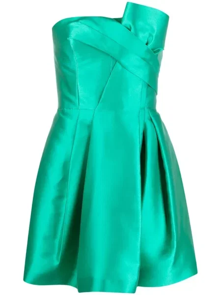 Rochie Alberta Ferretti fără bretele verde