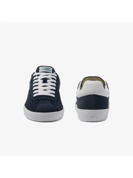 Замшевые кроссовки Lacoste синие
