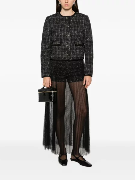 Geanta de piele Twinset negru