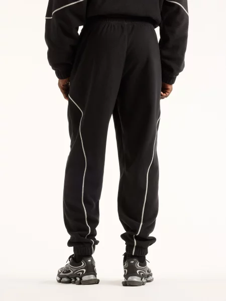 Флисовые спортивные штаны New Balance черные