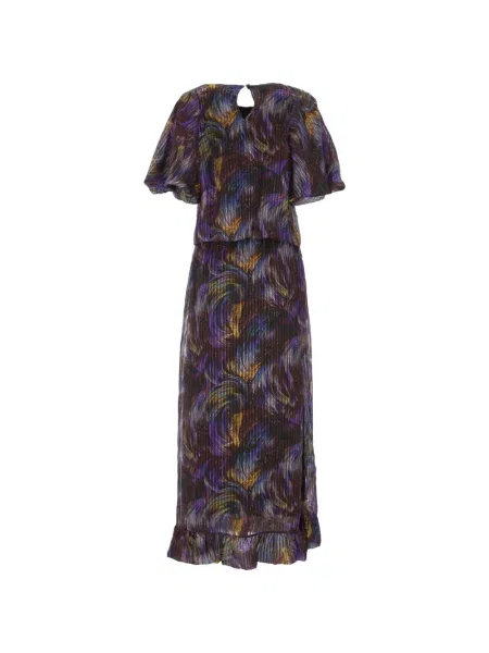 Rochie maxi Kristina Ti cu imagine negru