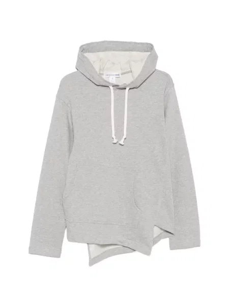 Aszimmetrikus kapucnis melegítő felső Comme Des Garçons Shirt szürke