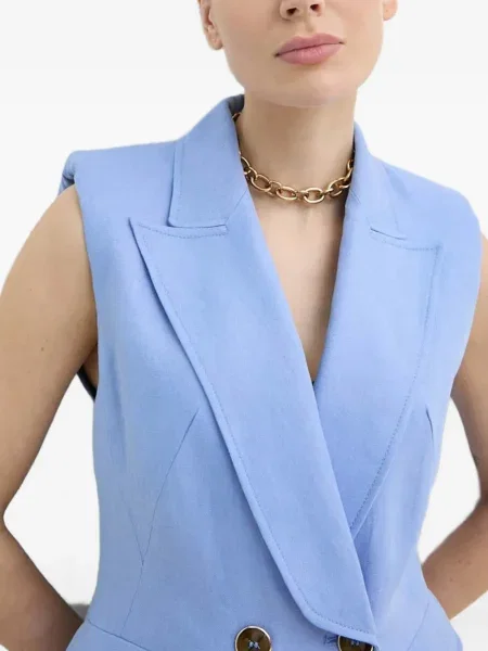 Top Luisa Spagnoli albastru