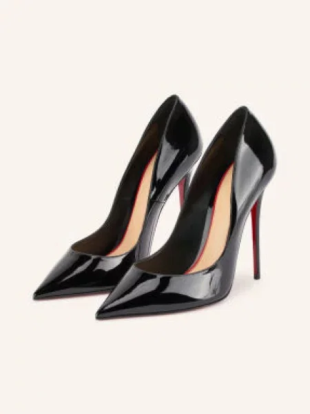 Christian Louboutin Lakované Lodičky La Pigalle černá