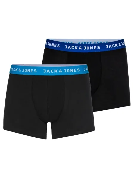 JACK & JONES Boxeri Rich albastru regal / negru alb
