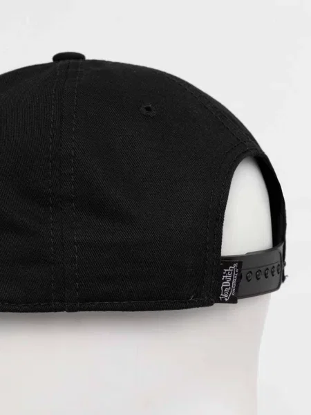 Baseballová čepice Von Dutch s aplikací černá