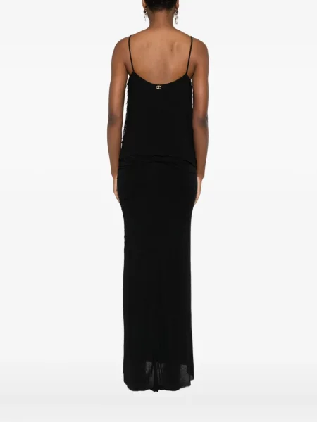 Top Twinset cu paiete negru