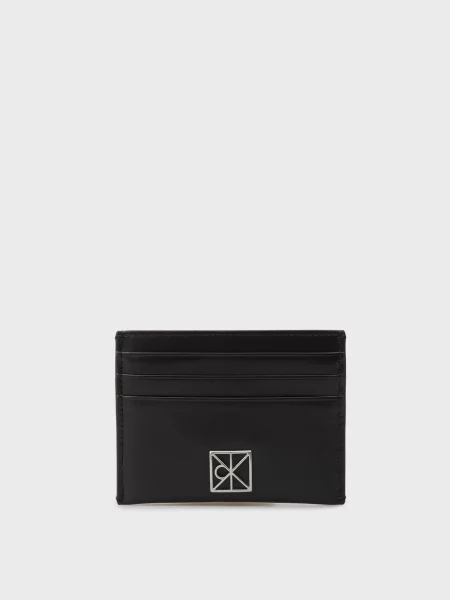 Шкіряний гаманець Calvin Klein чорний