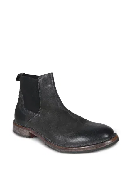 Botine chelsea Moma din piele negru