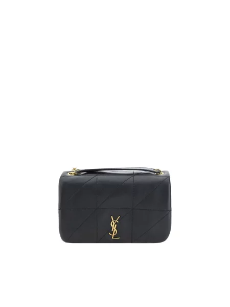 Torebka Saint Laurent z logo czarna