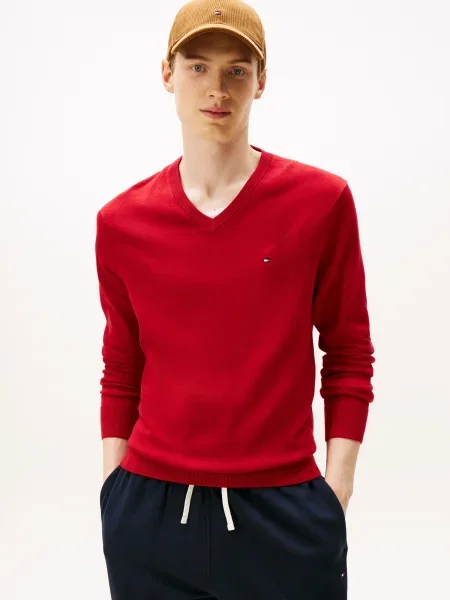 Tommy Hilfiger Pulover roșu