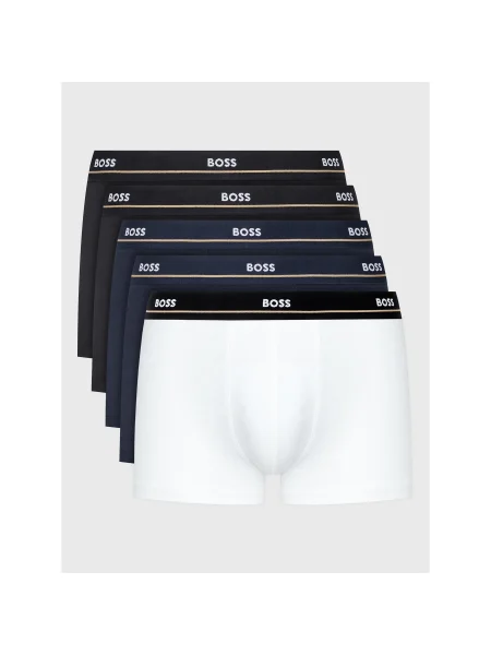 BOSS Orange Boxeralsók Essential tengerészkék / kobaltkék / fekete / fehér kék