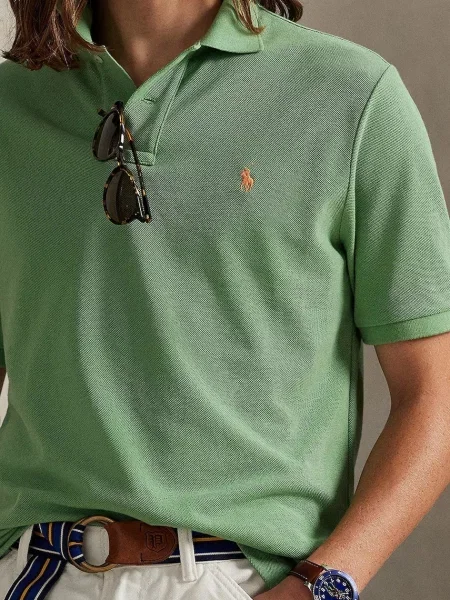 Однотонное поло Polo Ralph Lauren