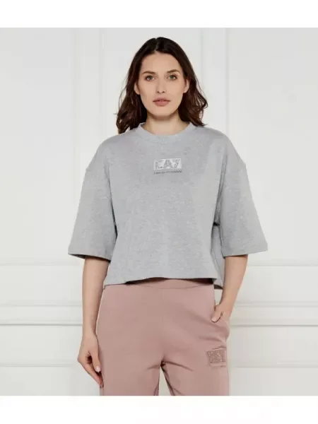 Tricou | Relaxed fit gri