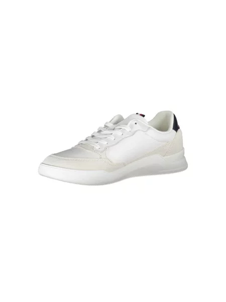 Trampki Tommy Hilfiger w miejskim stylu skórzane białe