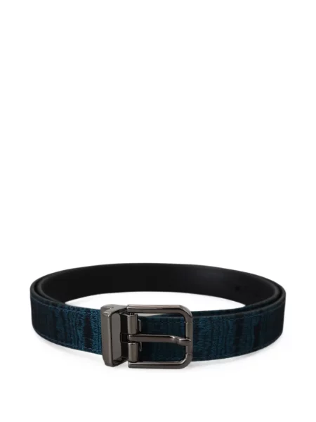 Cu centură curea Dolce & Gabbana din jacard albastru