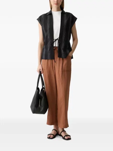 Decupat pantaloni Benetton cu cordon maro