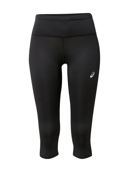 ASICS Pantaloni sport / alb negru