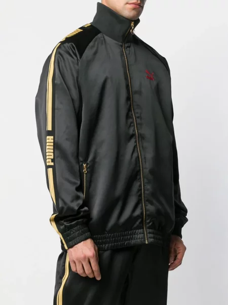 Geacă Puma cu broderie negru