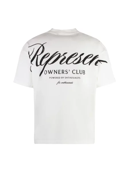 T-shirt REPRESENT Represent Owners Club Script T-Shirt Flat White S beżowa