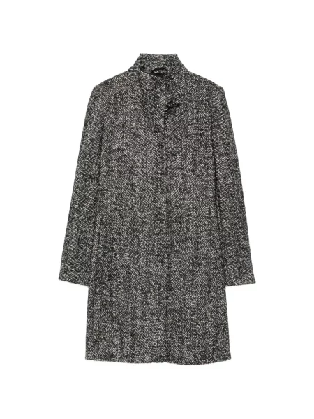 Palton Fay cu model herringbone gri