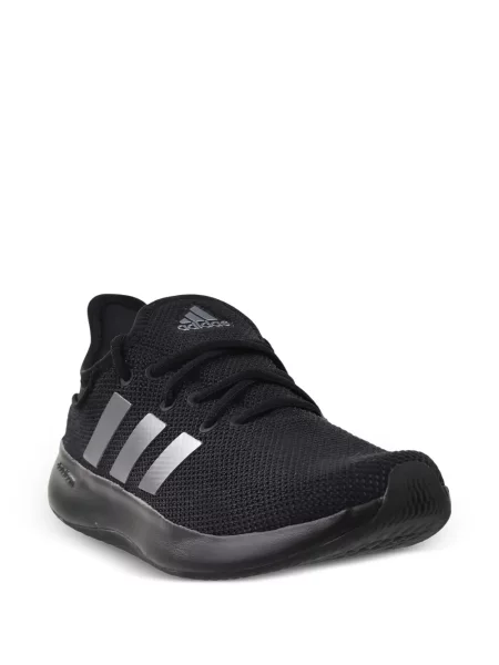 Fűzős csipkés terepmintás sneaker Adidas Cloudfoam fekete