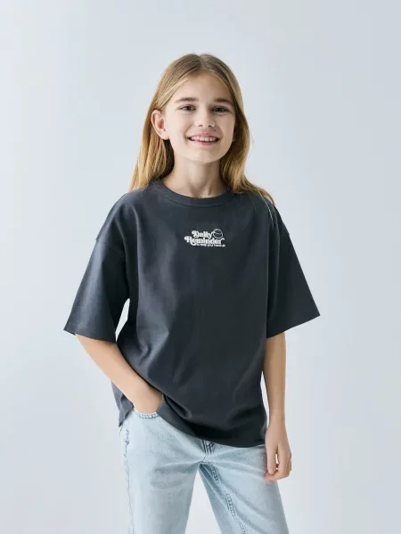 Reserved Tričko SmileyWorld® tmavě šedá