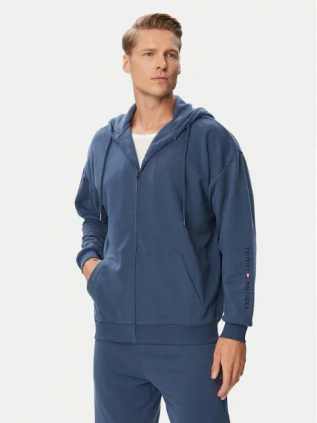 Mikina Tommy Hilfiger modrá