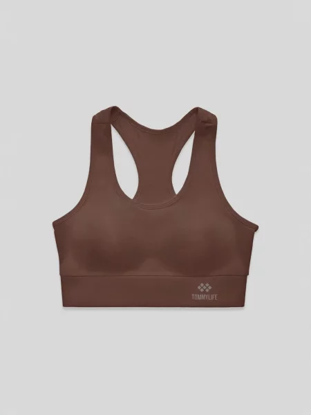 Tommy Life Športni top rjava