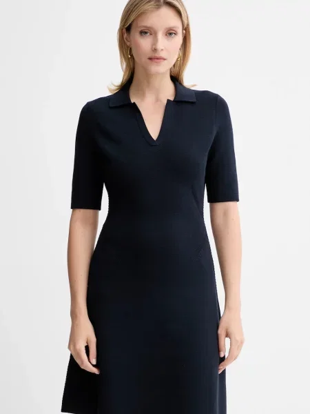 BOSS rochie bleumarin mini evazați