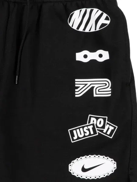 Șapcă Nike tricotate cu imagine cu decolteu rotund albastru