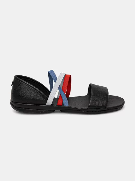 Kožené sandály Camper TWS černá