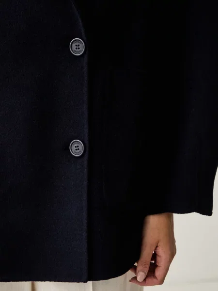 Twinset rövid kabát női gyapjúval