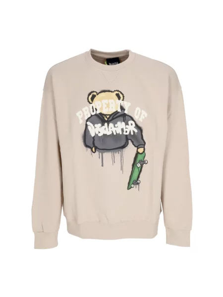 Bluza nierozpinana Disclaimer beżowa