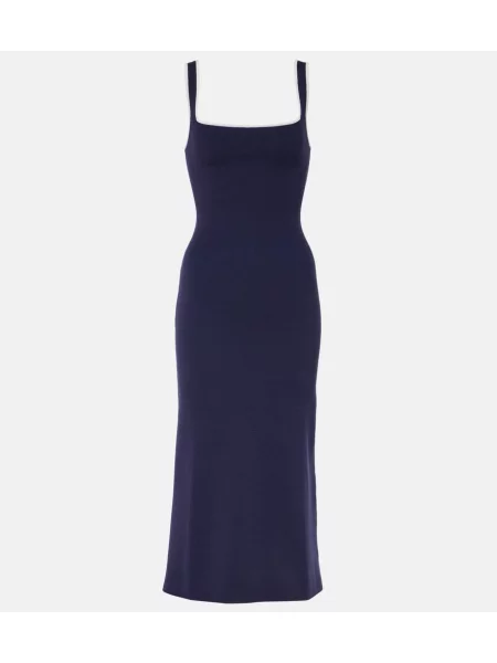 Rochie midi Staud până la genunchi de costum albastru