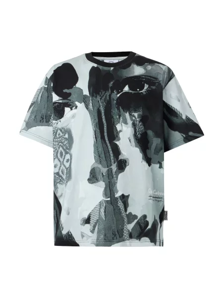Carlo Colucci Tricou negru alb