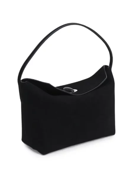 Geantă shopper Christopher Esber din piele de căprioară negru