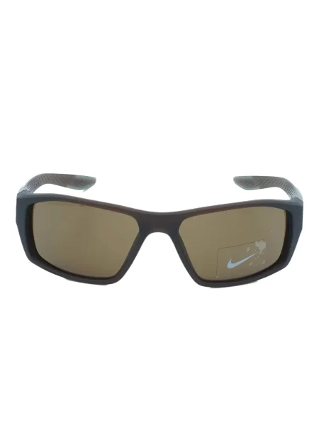 Ochelari de soare Nike cu cordon din jerseu cu imprimeu abstract gri